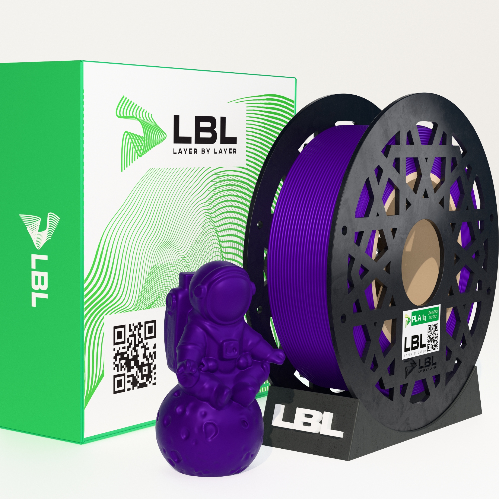 Filament null PLA Fioletowy (PURPLE)