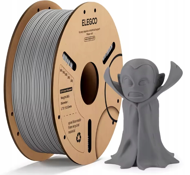 Filament Elegoo PLA Szary (GRAY)