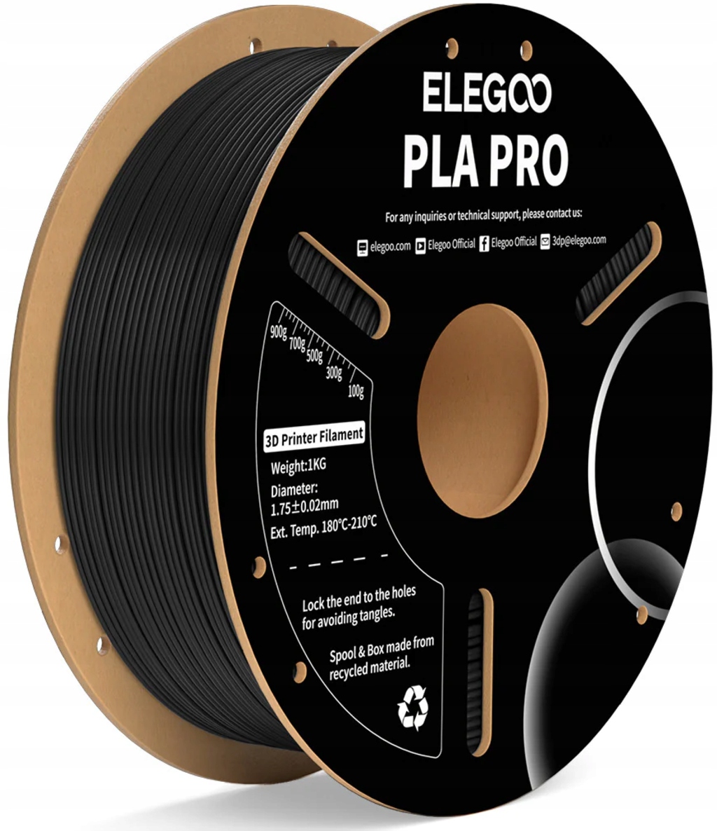 Filament Elegoo PLA Czarny (BLACK)