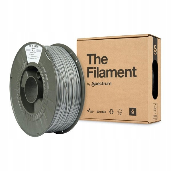 Filament null PLA Srebrny (SILVER)