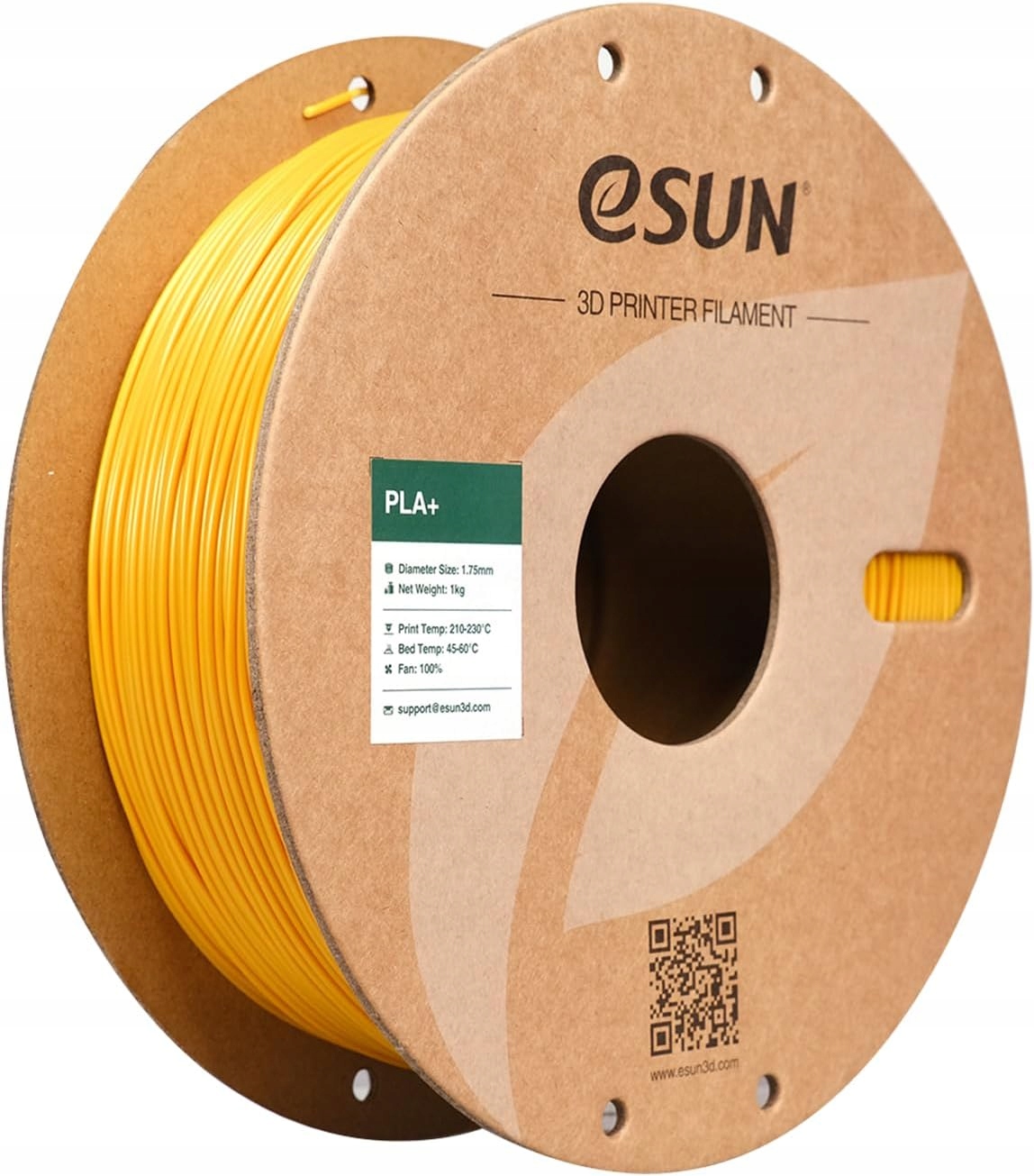 Filament eSUN PLA Plus Żółty (YELLOW)
