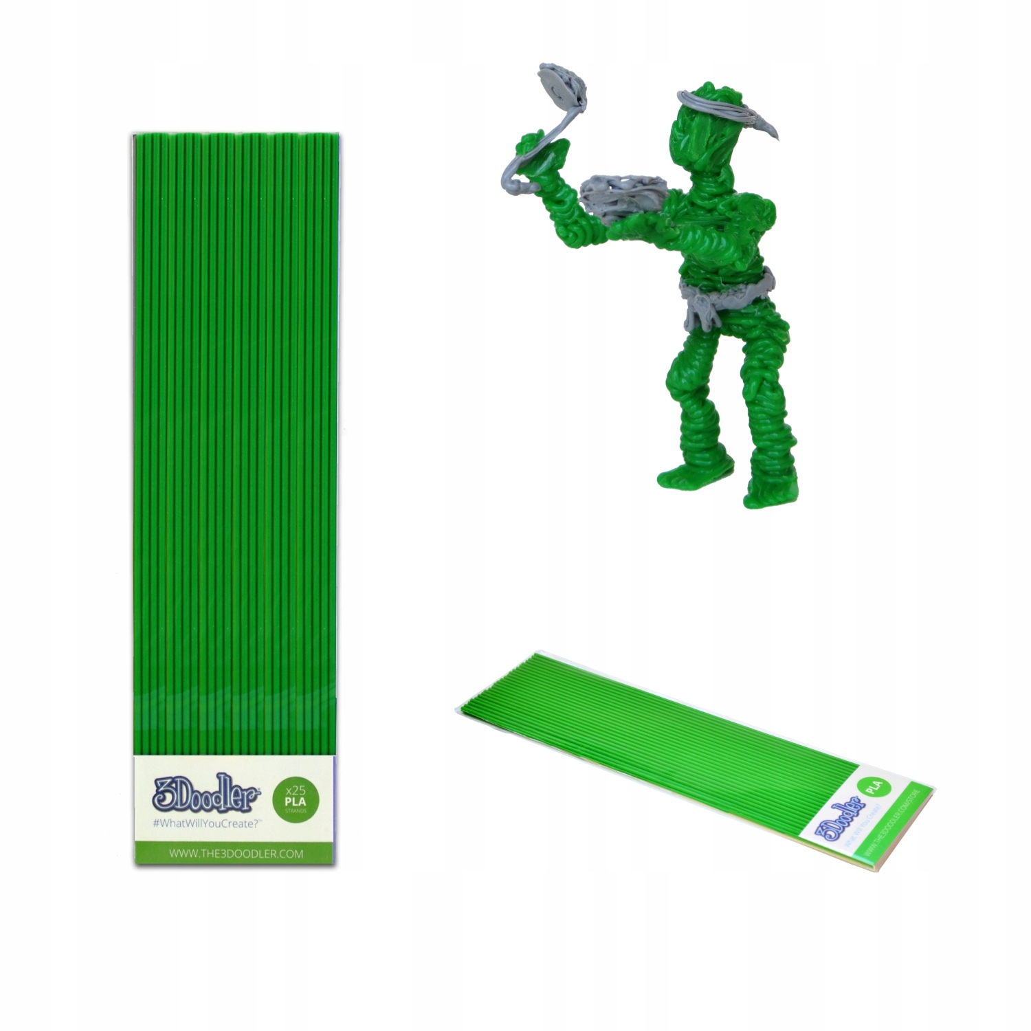 Filament 3Doodler PLA Zielony (GREEN)