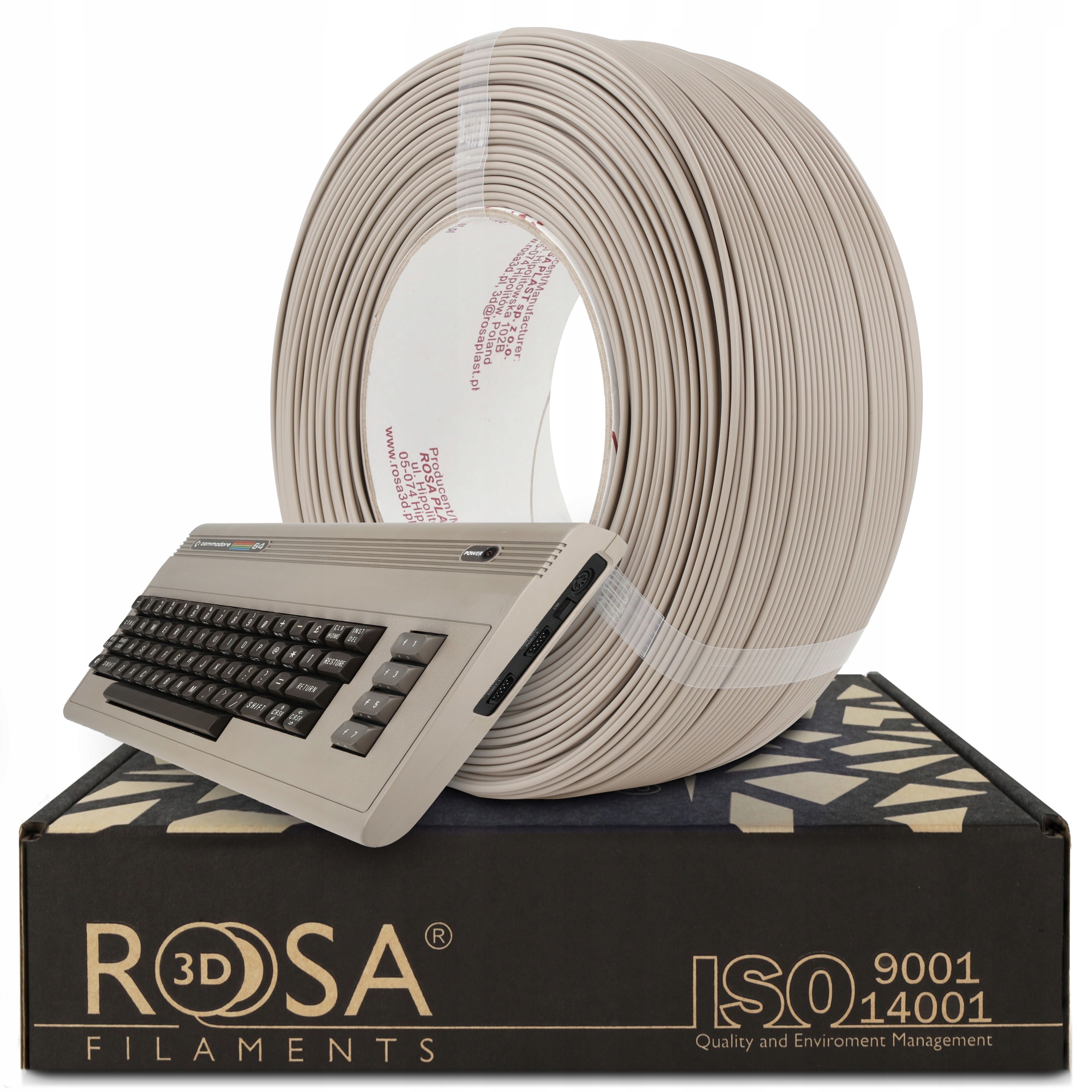 Filament ROSA 3D PLA Szary (GRAY)