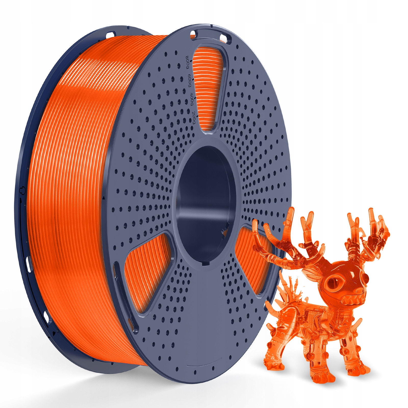 Filament SUNLU PLA Plus Pomarańczowy Przezroczysty (ORANGE TRANSPARENT)