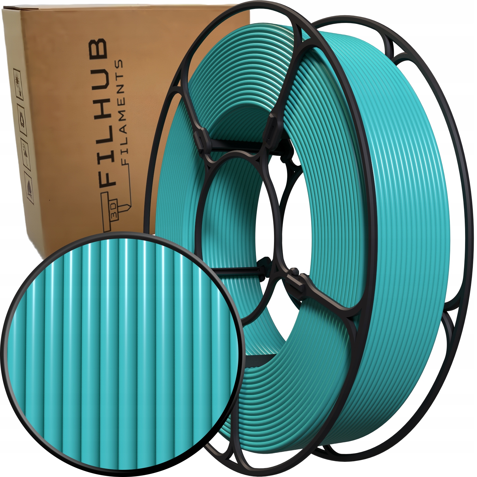 Filament FilHub PETG Niebieski (BLUE)