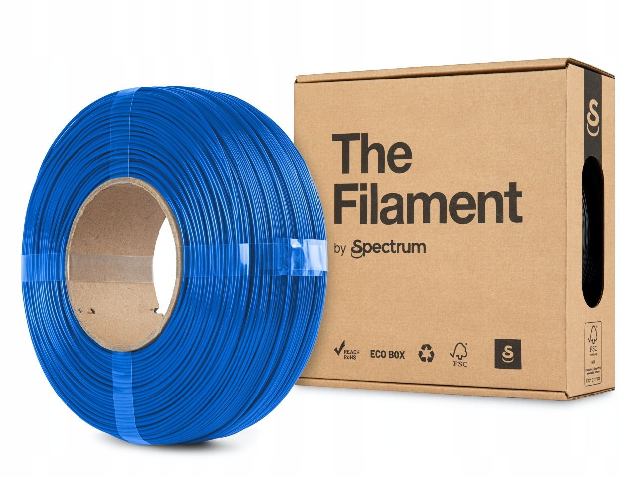 Filament null PLA Niebieski (BLUE)