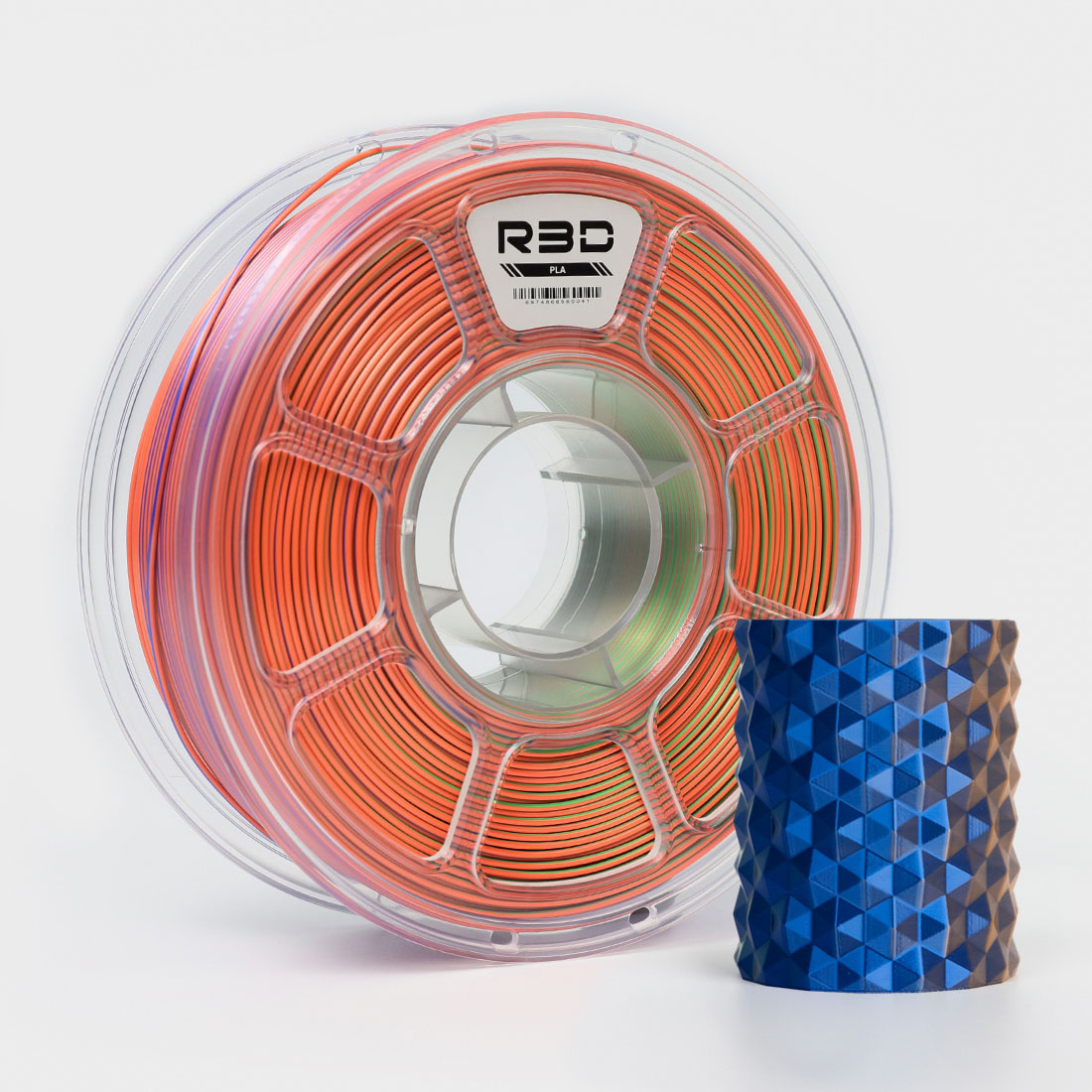 Filament null PLA  Trójkolorowy Jedwabny (TRIPLE SILK)