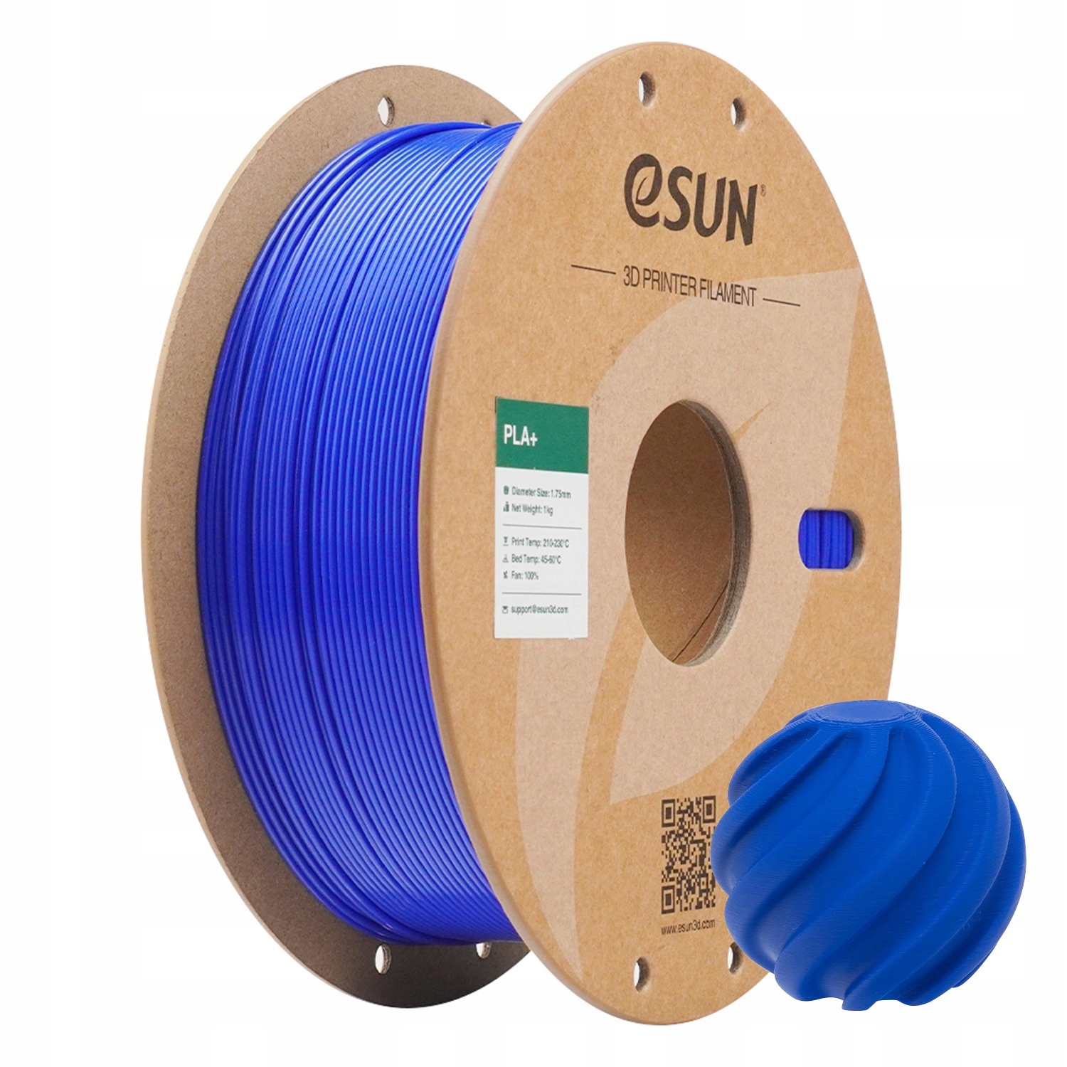 Filament eSUN PLA Plus Niebieski (BLUE)