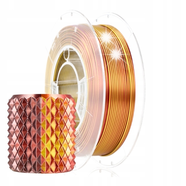 Filament ROSA 3D PLA  Trójkolorowy Jedwabny (TRIPLE SILK)