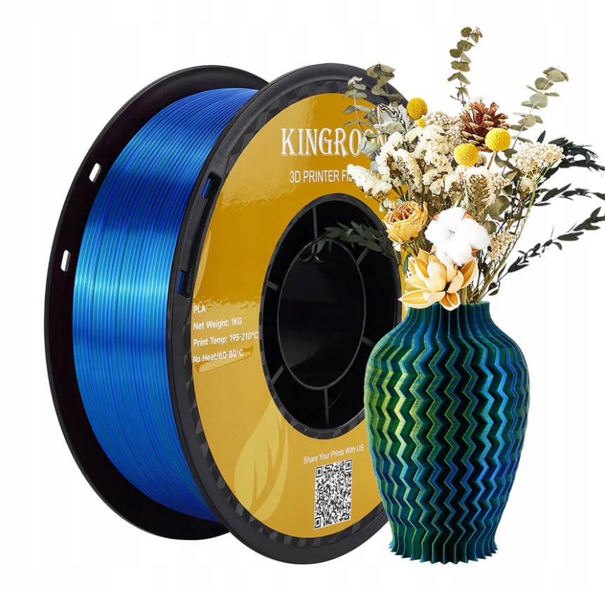 Filament Kingroon PLA  Tęczowy (RAINBOW)