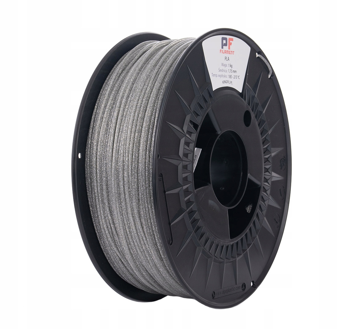 Filament PF PLA Srebrny Brokatowy/Mieniący (SILVER GLITTER)
