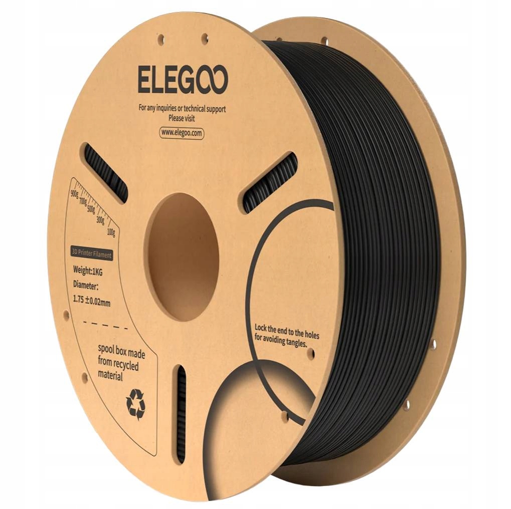 Filament Elegoo PLA Czarny (BLACK)