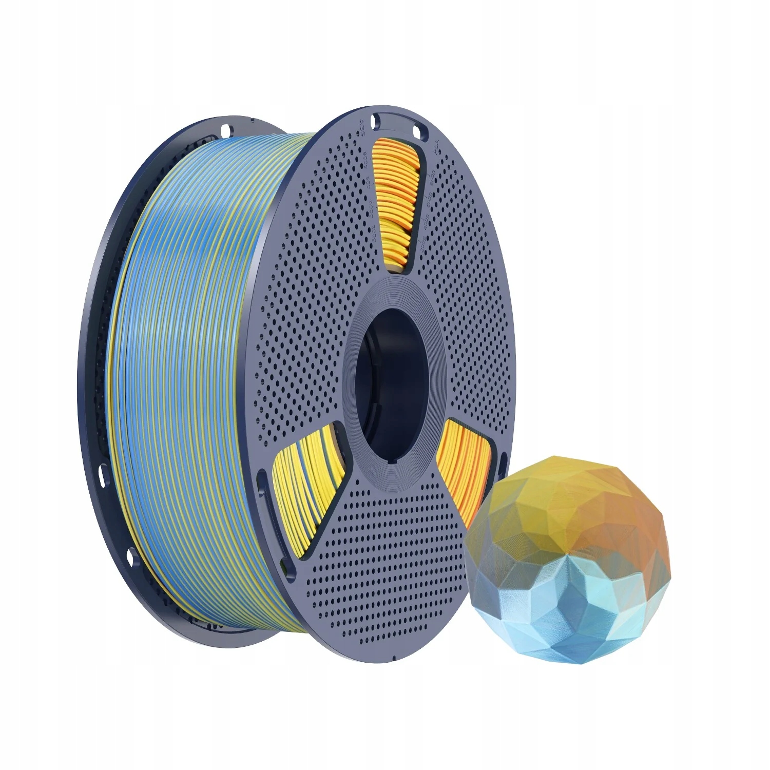 Filament SUNLU PLA Plus  Tęczowy Jedwabny (RAINBOW SILK)