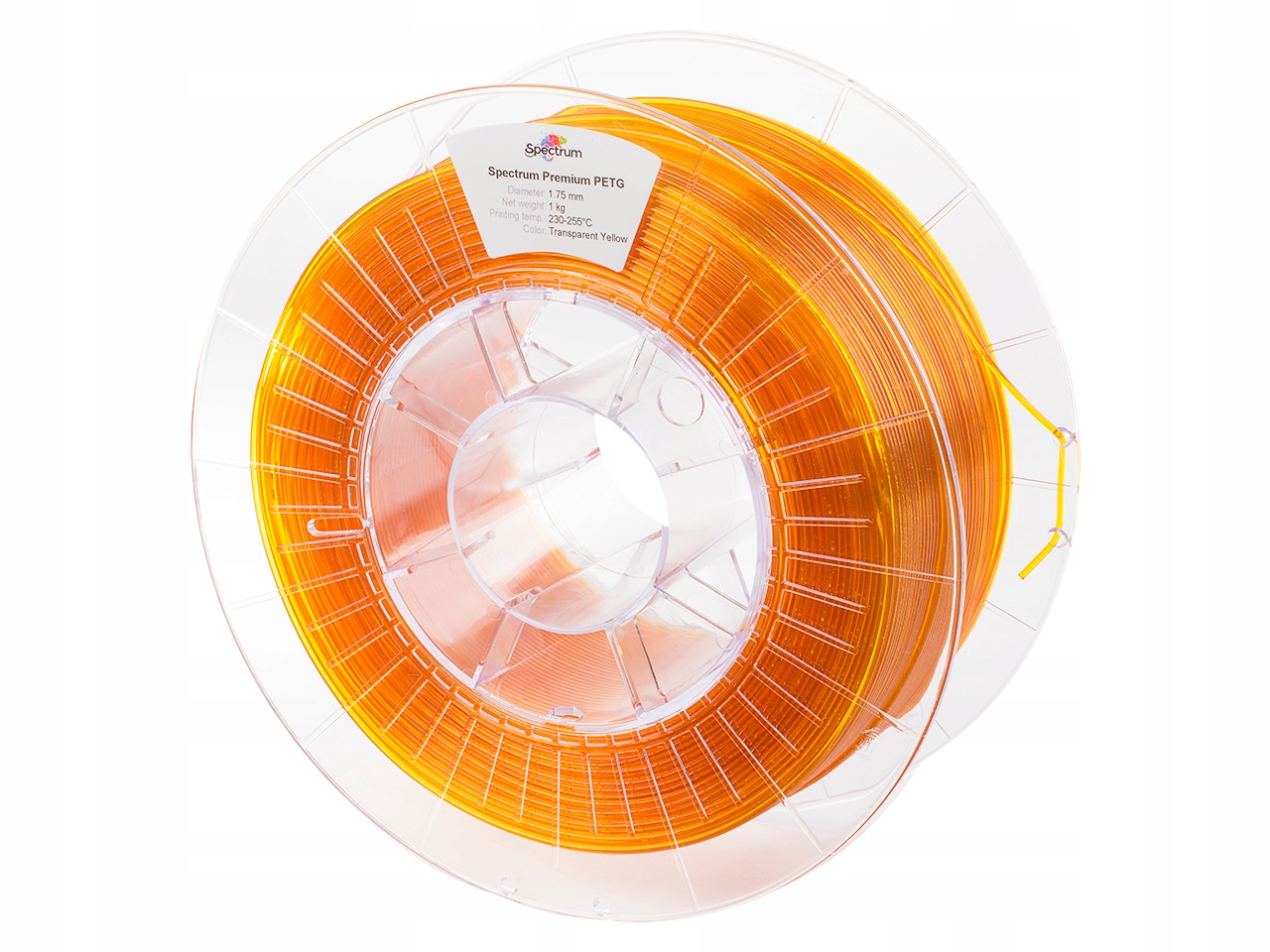 Filament Spectrum PETG Żółty Przezroczysty (YELLOW TRANSPARENT)