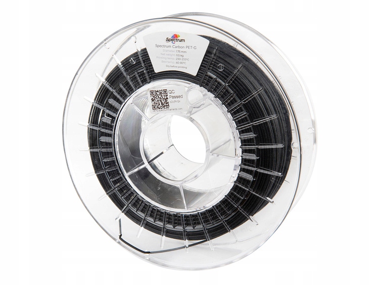 Filament Spectrum PETG Czarny (BLACK)