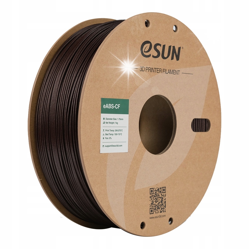 Filament eSUN ABS-CF Czerwony (RED)