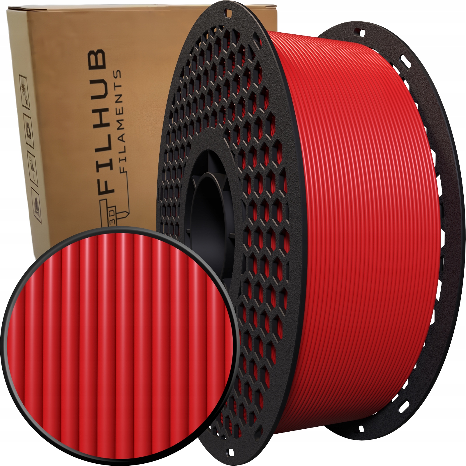 Filament FilHub PLA Czarny (BLACK)