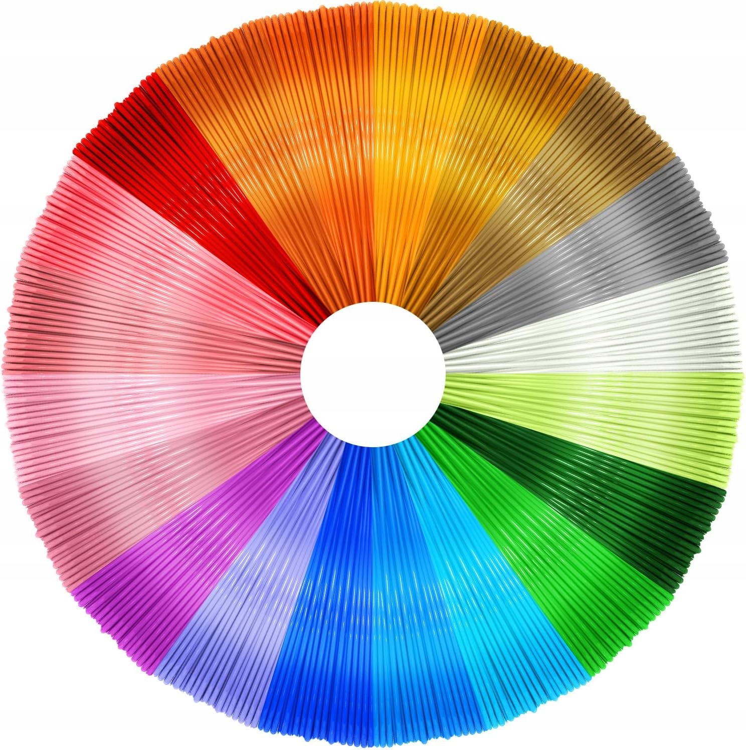 Filament null PLA  Tęczowy (RAINBOW)