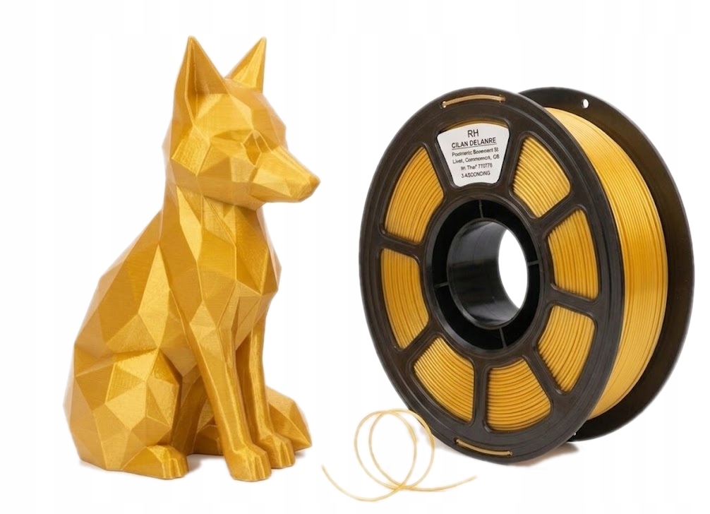 Filament KBR Games PLA Plus Złoty Jedwabny (GOLD SILK)