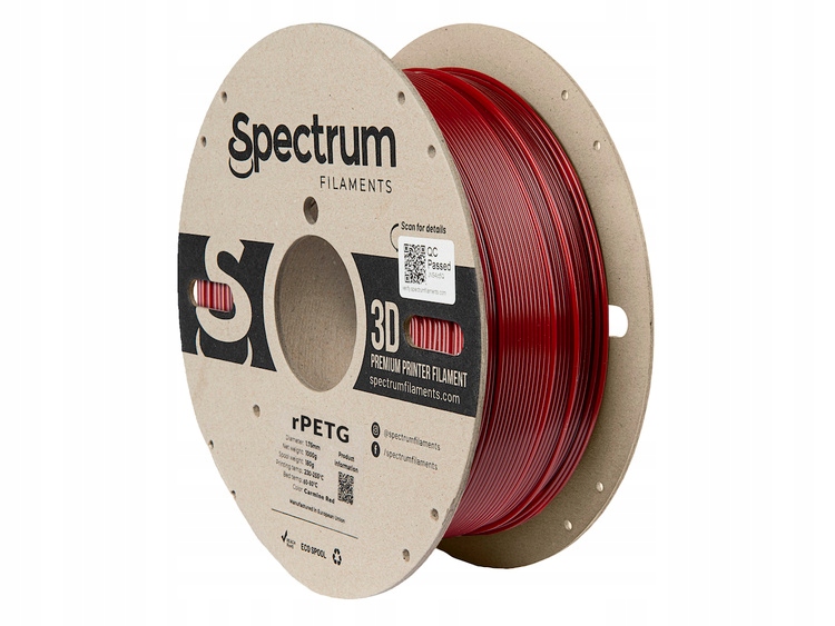 Filament Spectrum PETG Czerwony (RED)