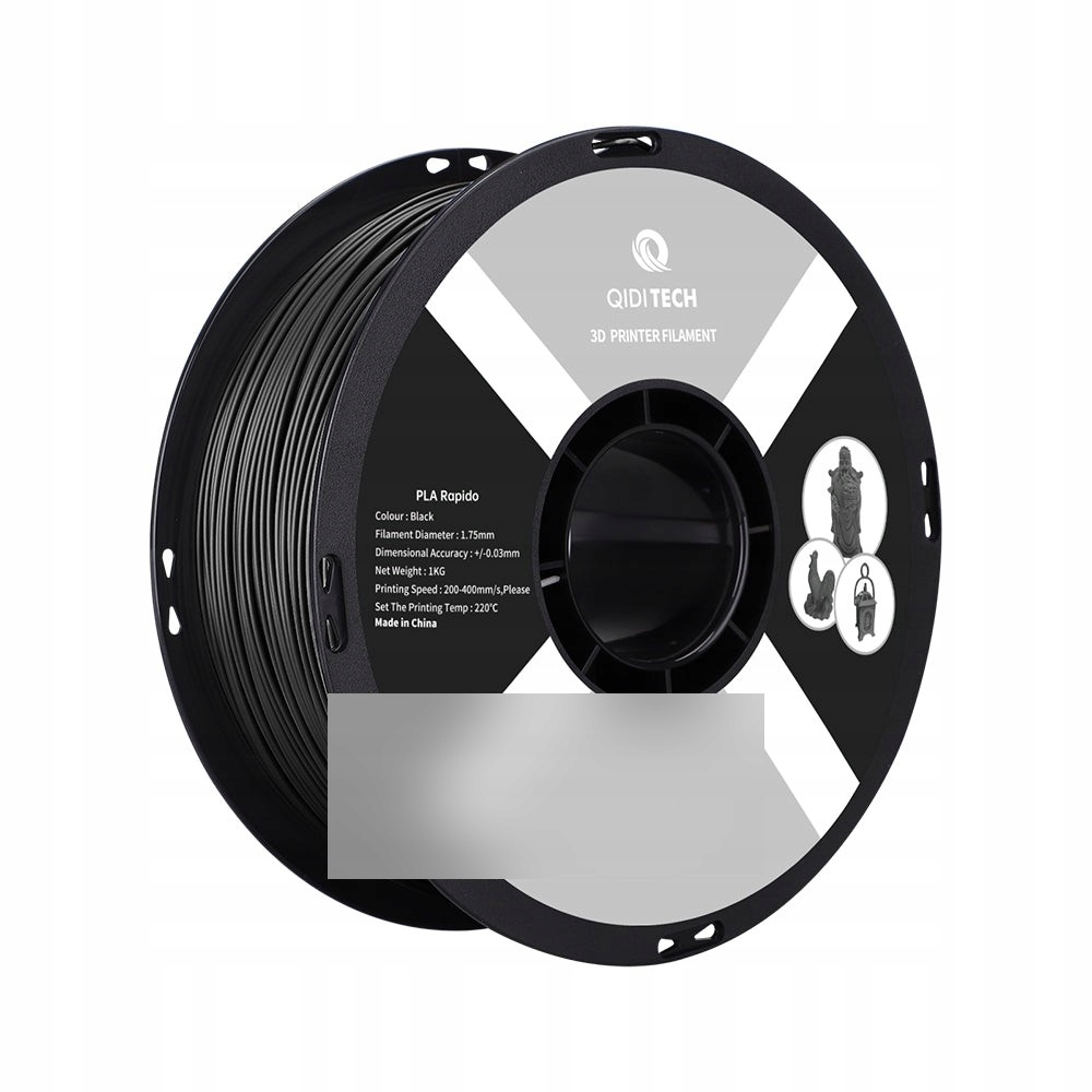 Filament Qidi PLA Czarny (BLACK)