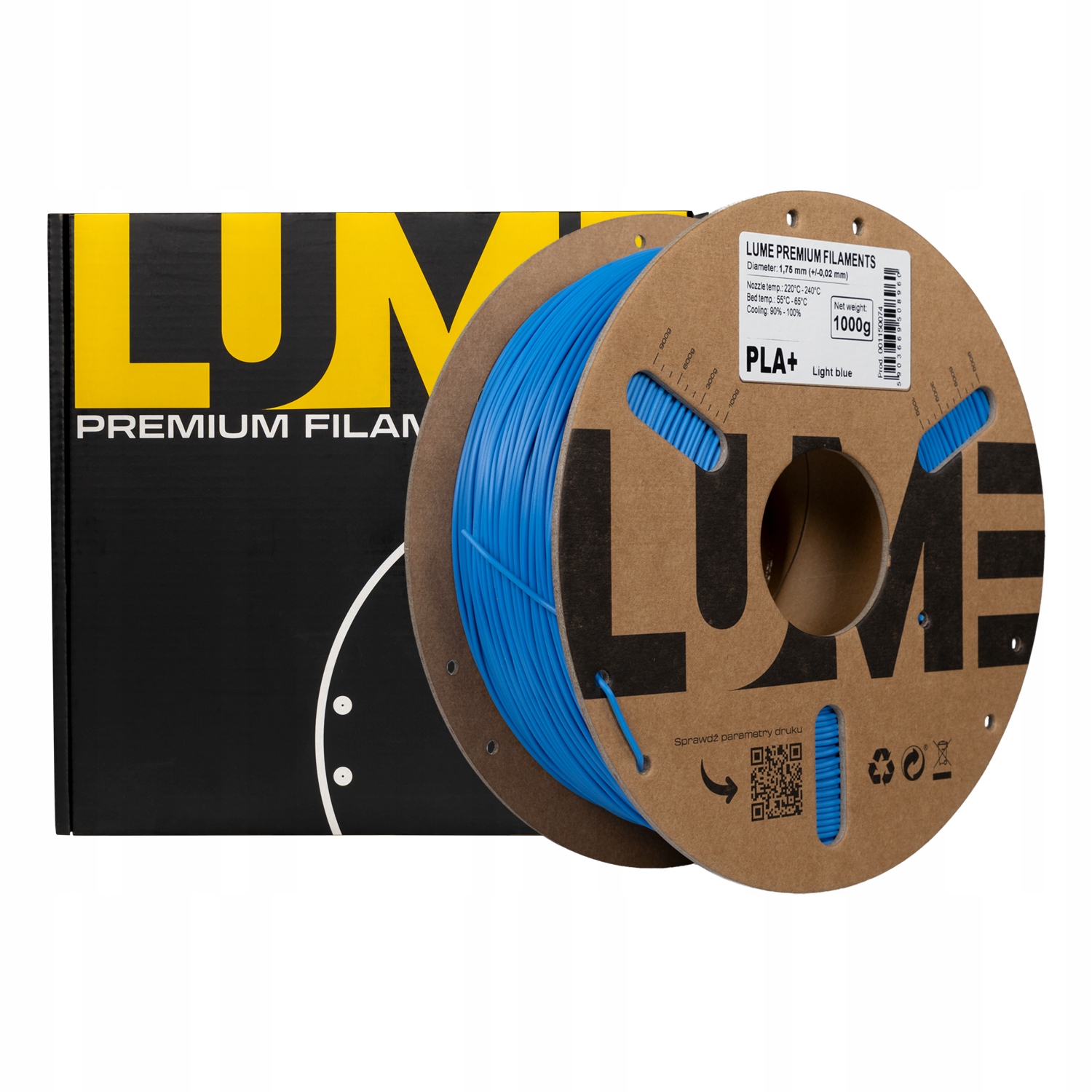 Filament Zamel PLA Plus Niebieski (BLUE)