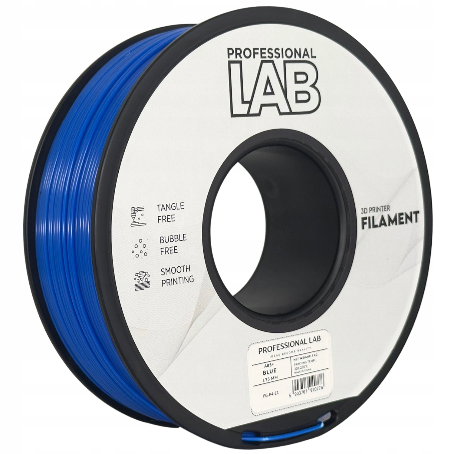 Filament null ABS Plus Niebieski (BLUE)