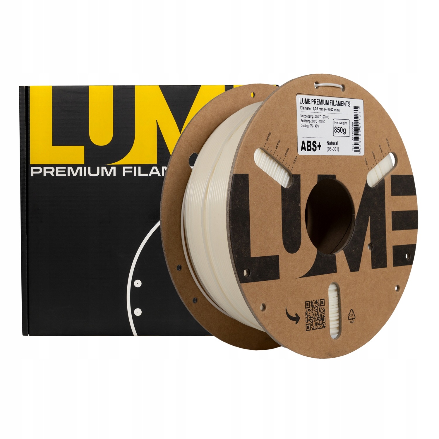 Filament LUME ABS Brązowy (BROWN)