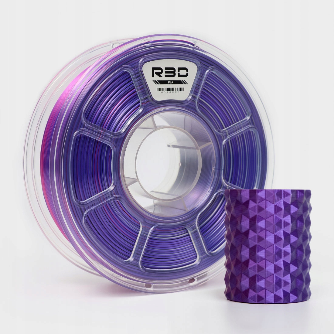 Filament null PLA  Trójkolorowy Jedwabny (TRIPLE SILK)