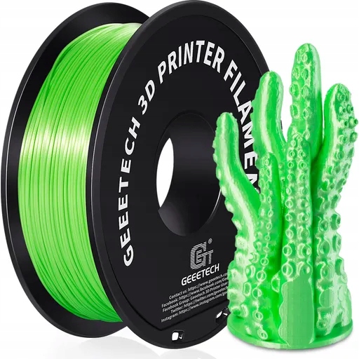 Filament GEEETECH PLA Zielony Jedwabny (GREEN SILK)