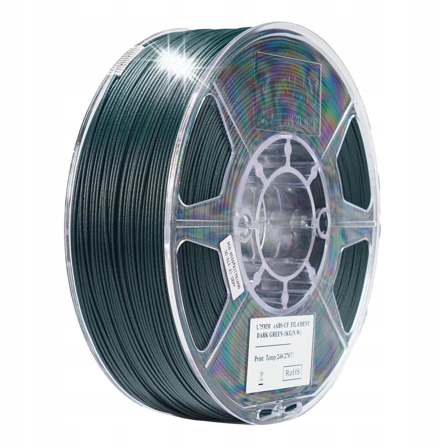 Filament eSUN ABS-CF Zielony (GREEN)