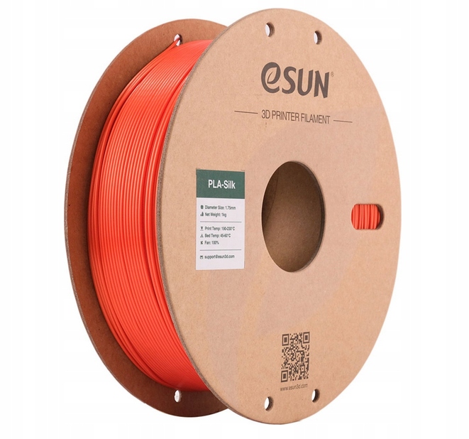 Filament eSUN PLA Plus Czerwony Jedwabny (RED SILK)