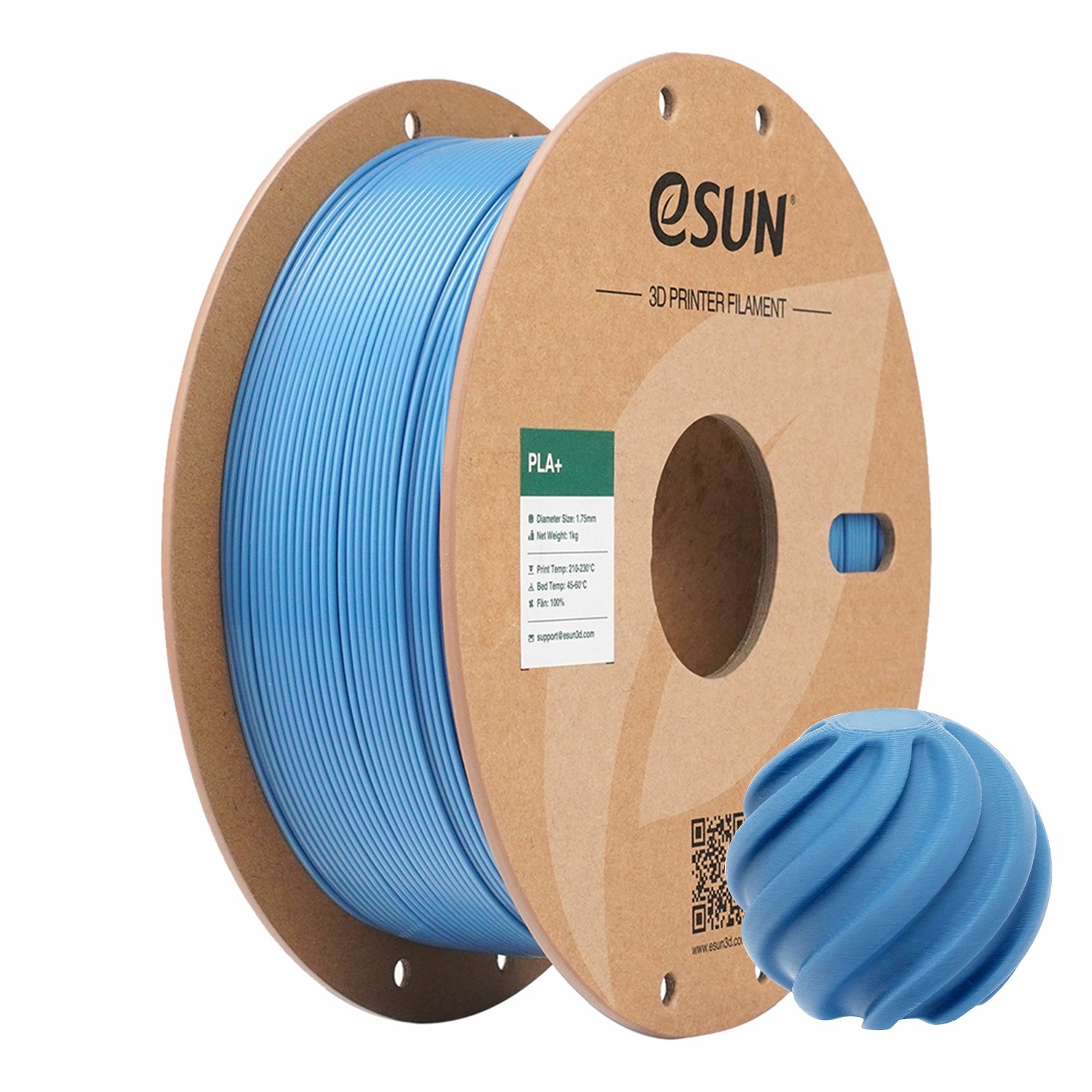 Filament eSUN PLA Plus Niebieski (BLUE)