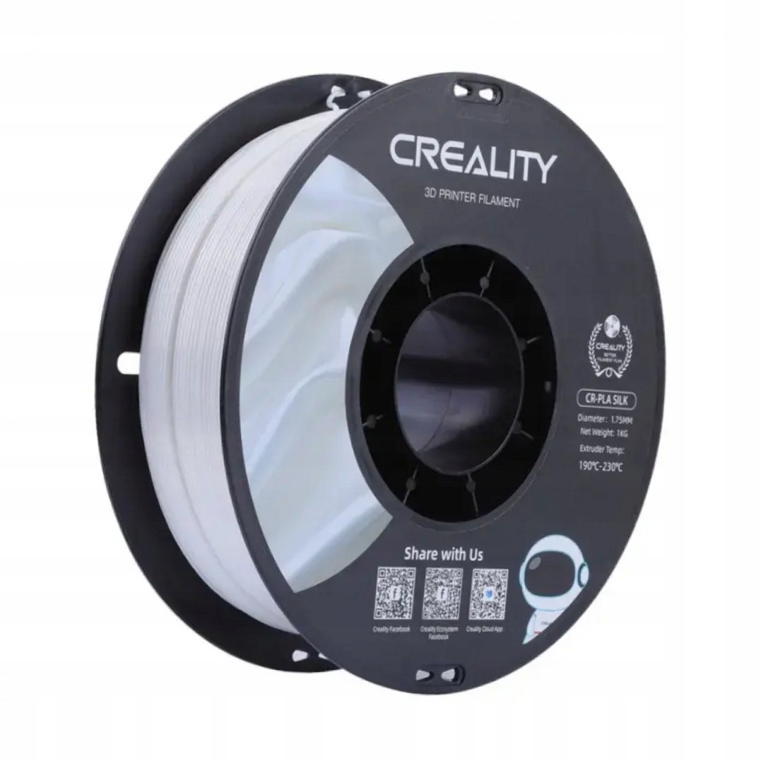 Filament Creality PLA Biały Jedwabny (WHITE SILK)