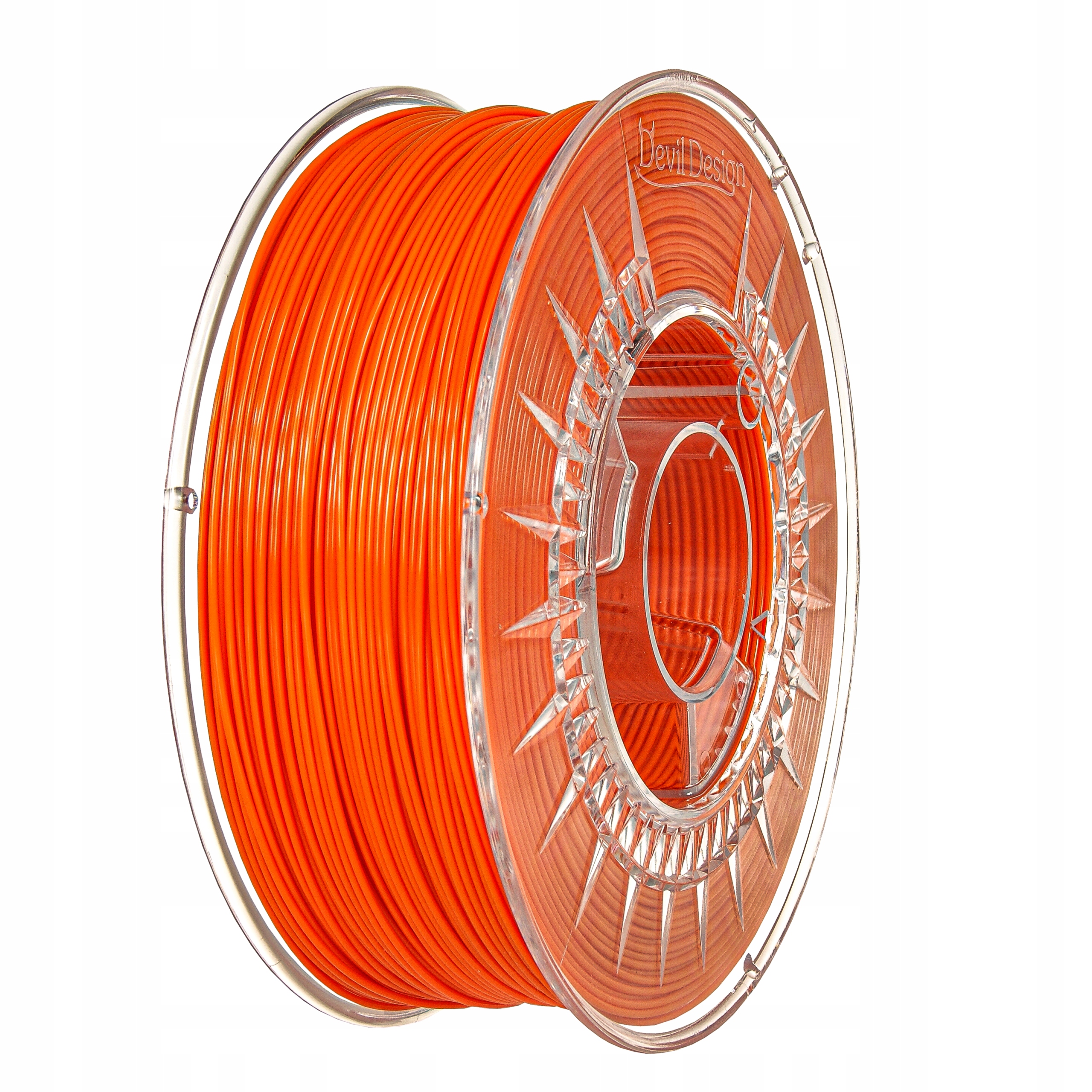 Filament DEVIL DESIGN PLA Pomarańczowy Przezroczysty (ORANGE TRANSPARENT)