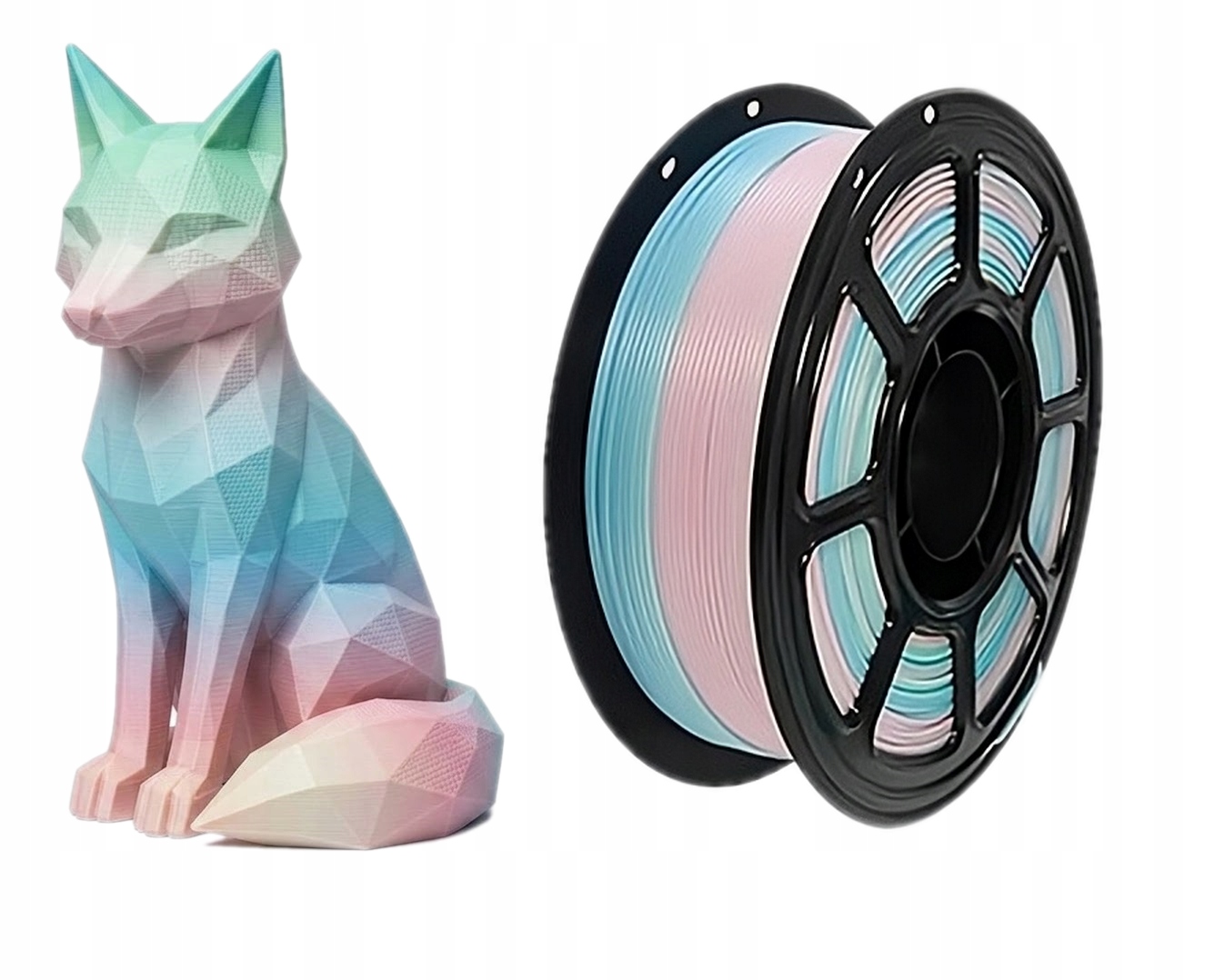 Filament KBR Games PLA  Tęczowy (RAINBOW)