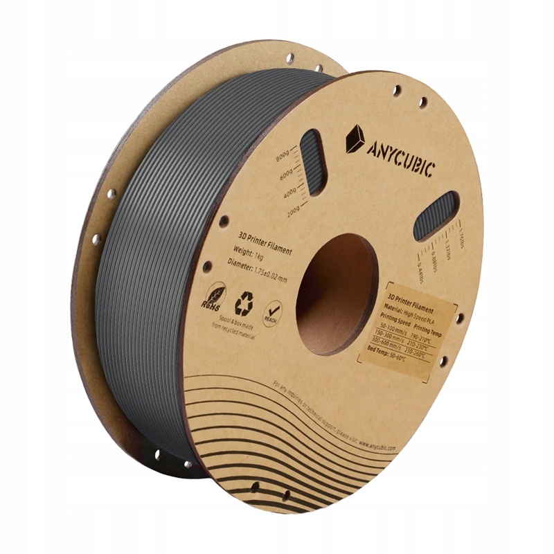 Filament ANYCUBIC PLA High-Speed Szary (GRAY)