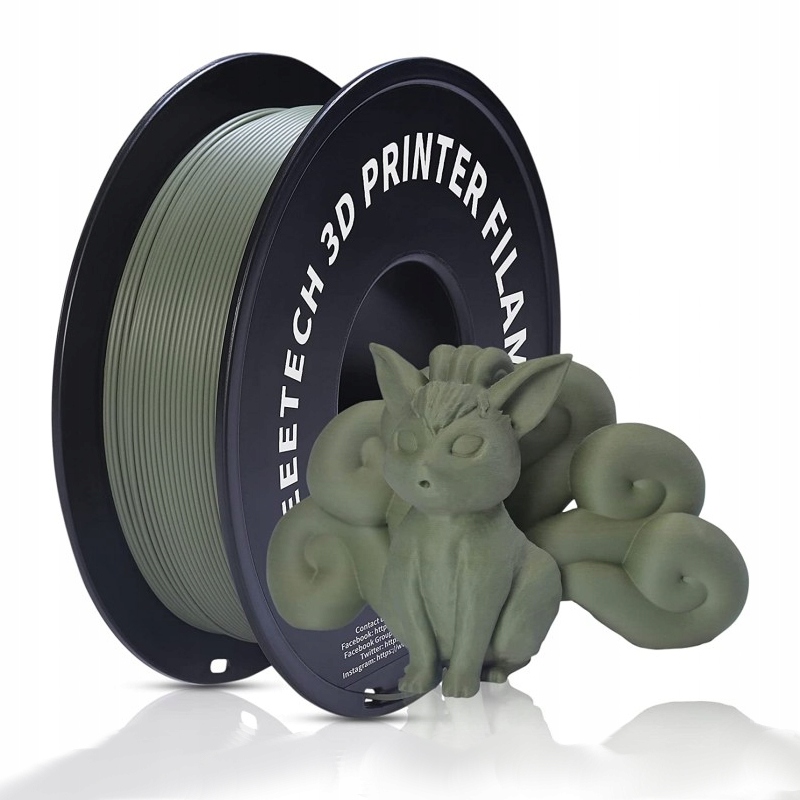 Filament GEEETECH PLA Zielony Matowy (GREEN MATTE)