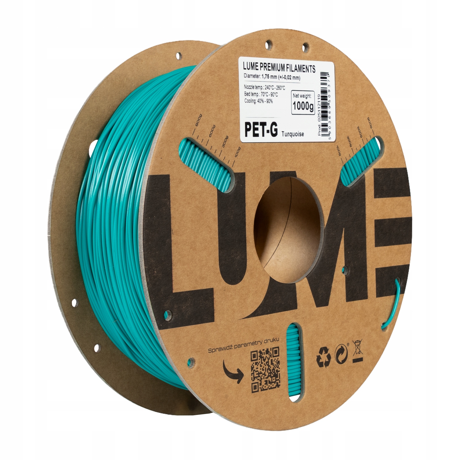 Filament Zamel PETG-CF Zielony (GREEN)