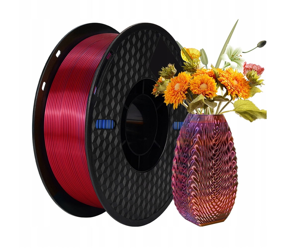 Filament Kingroon PLA  Tęczowy Jedwabny (RAINBOW SILK)
