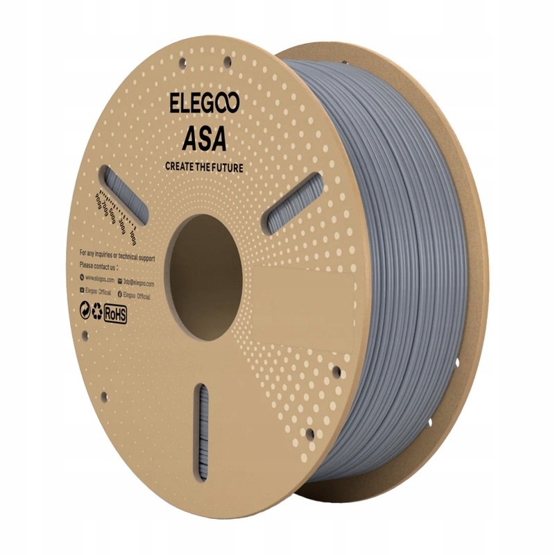 Filament Elegoo ASA Szary (GRAY)