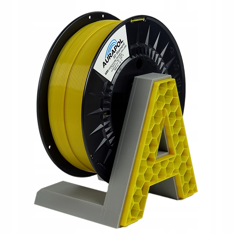 Filament Aurapol PLA Żółty Przezroczysty (YELLOW TRANSPARENT)