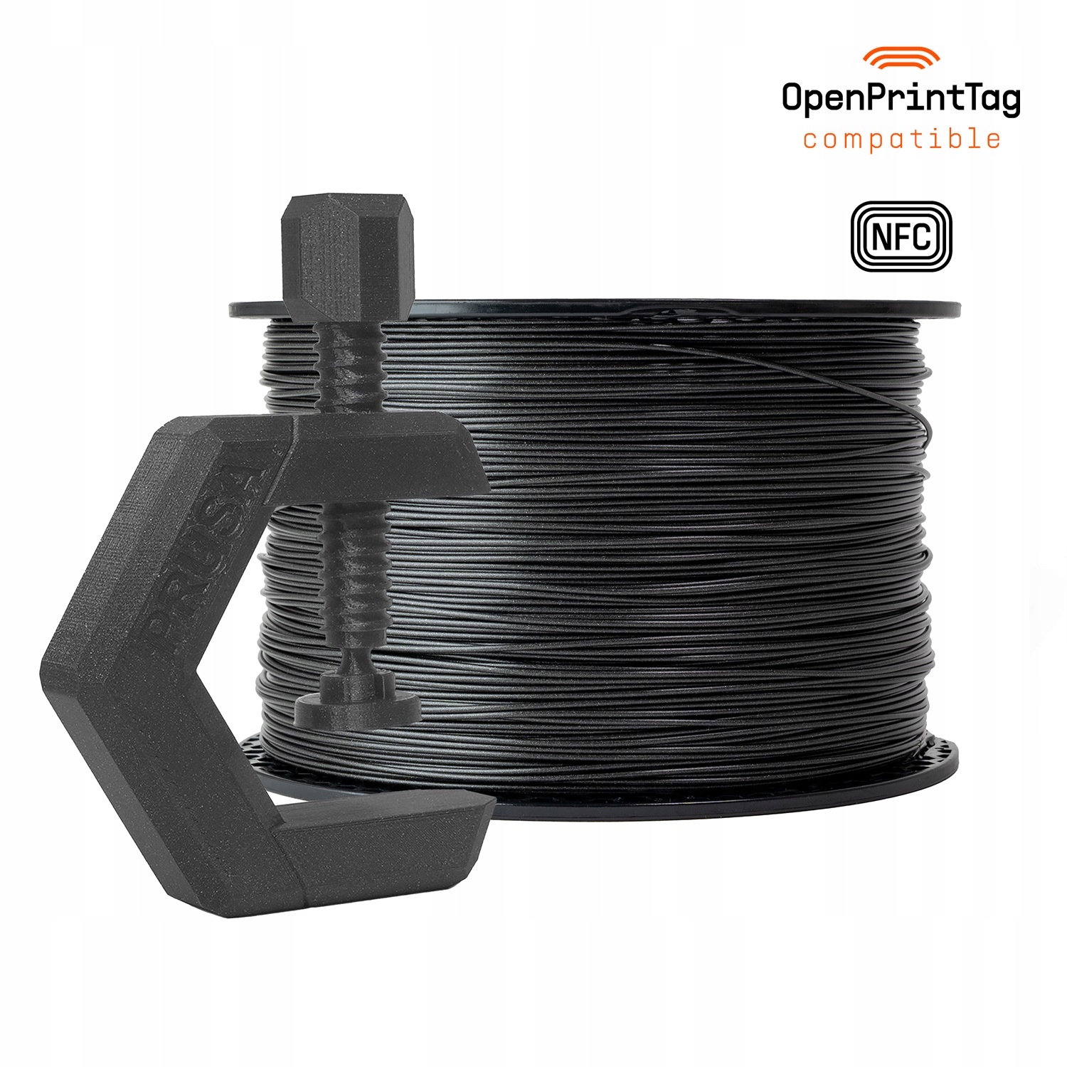 Filament Prusa PLA Czarny Brokatowy/Mieniący (BLACK GLITTER)