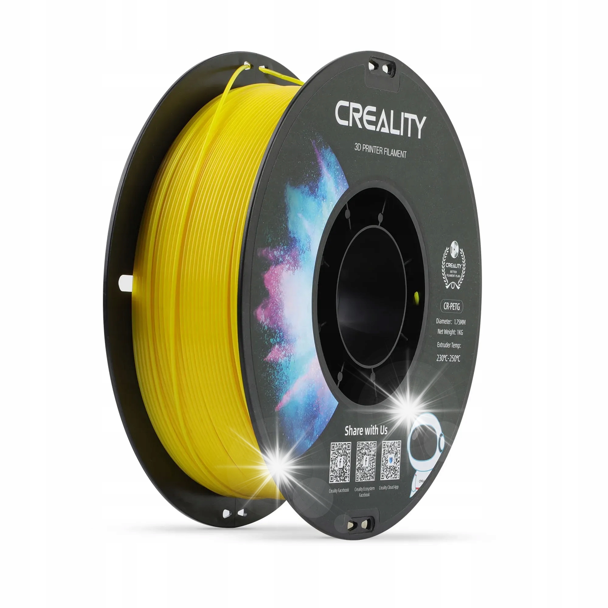 Filament Creality PETG Żółty (YELLOW)