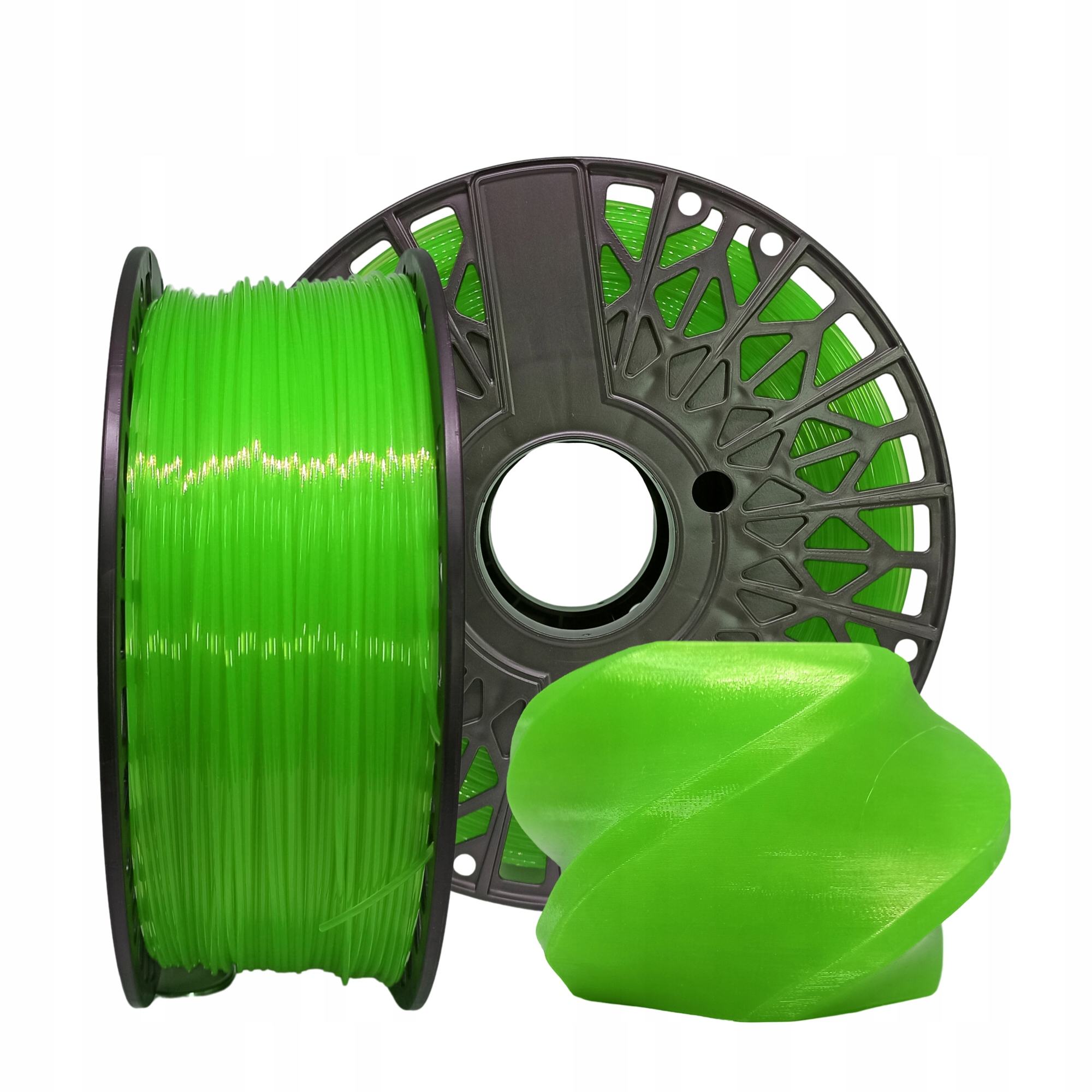 Filament F3D PLA Zielony Przezroczysty (GREEN TRANSPARENT)