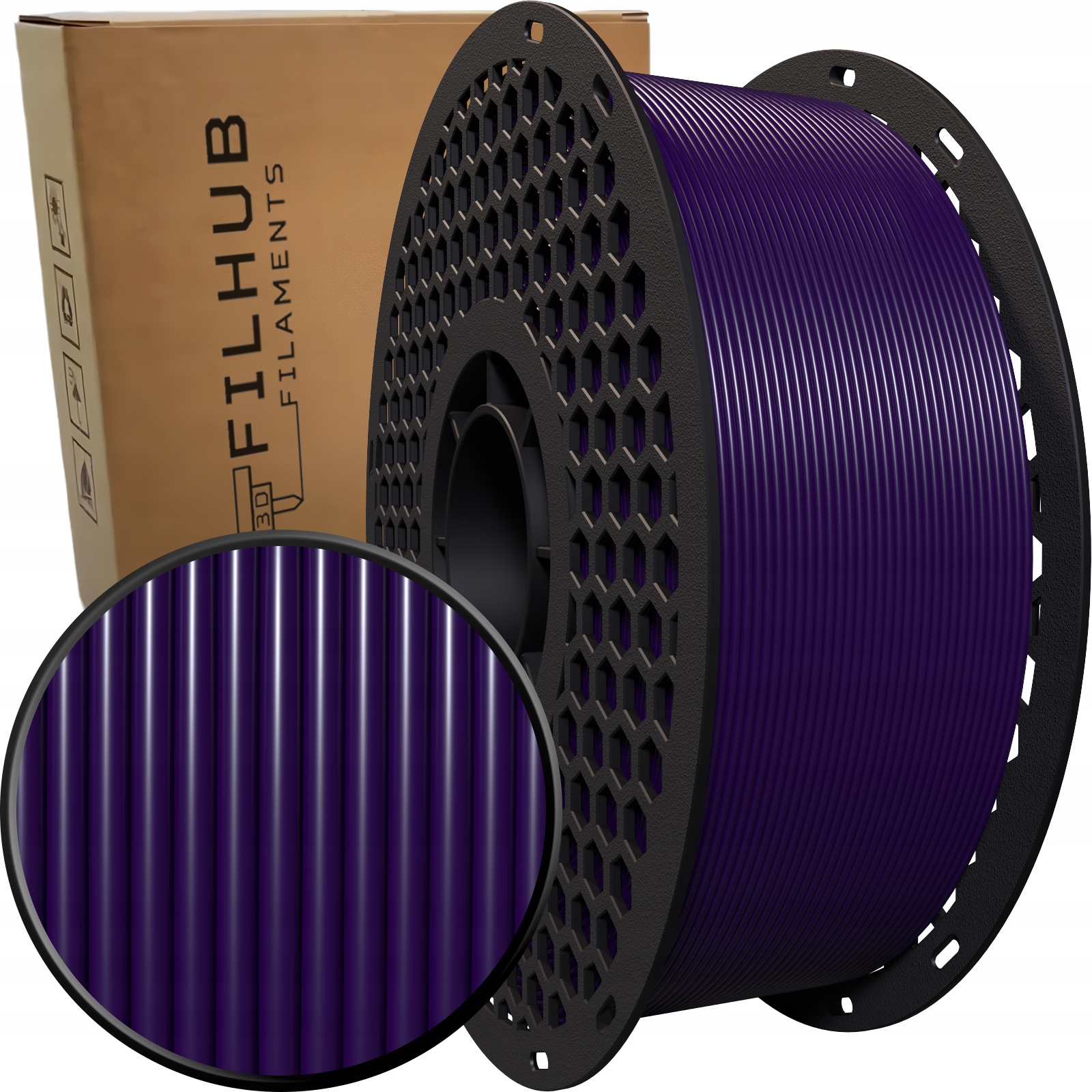 Filament FilHub PETG Fioletowy (PURPLE)
