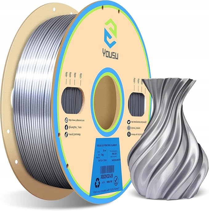 Filament null PLA Srebrny (SILVER)