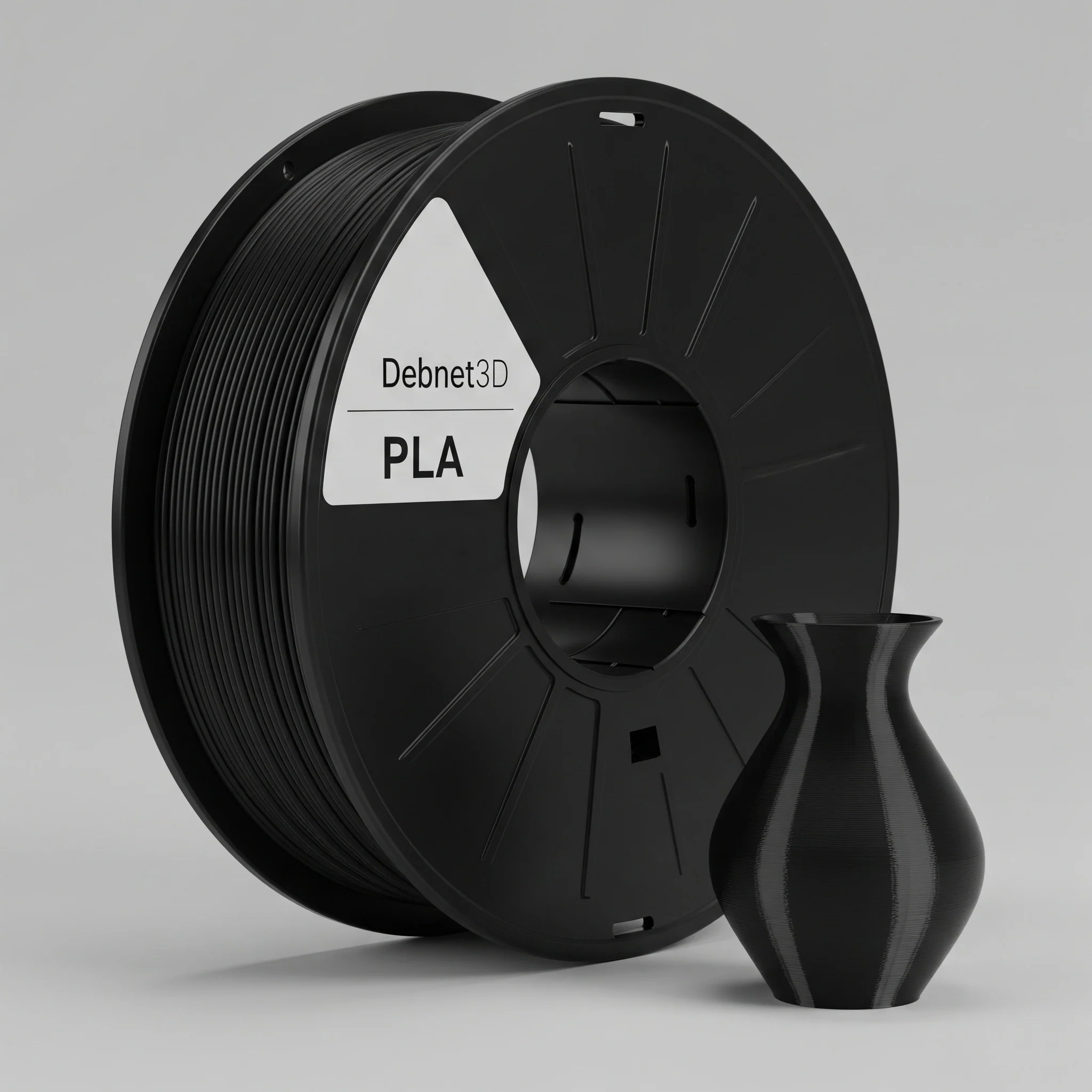Filament null PLA Czarny (BLACK)