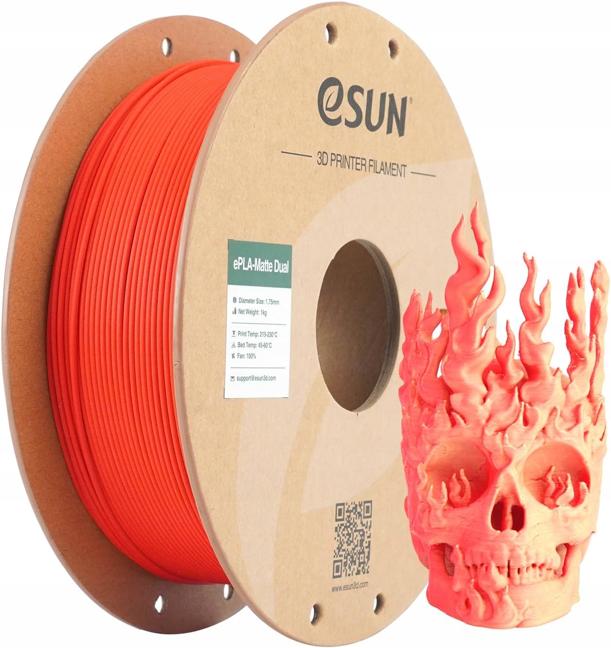 Filament eSUN PLA-CF Plus High-Speed  Dwukolorowy Matowy (DUAL MATTE)