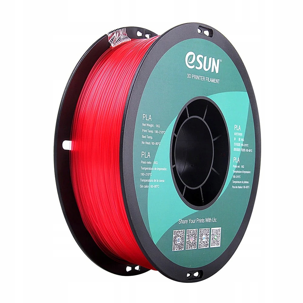 Filament eSUN PLA Czerwony (RED)